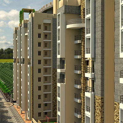 Side View of Protech Paradise, Kahilipara, Guwahati